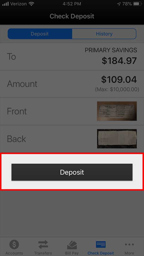 Mobile Check Deposit Kitsap Credit Union