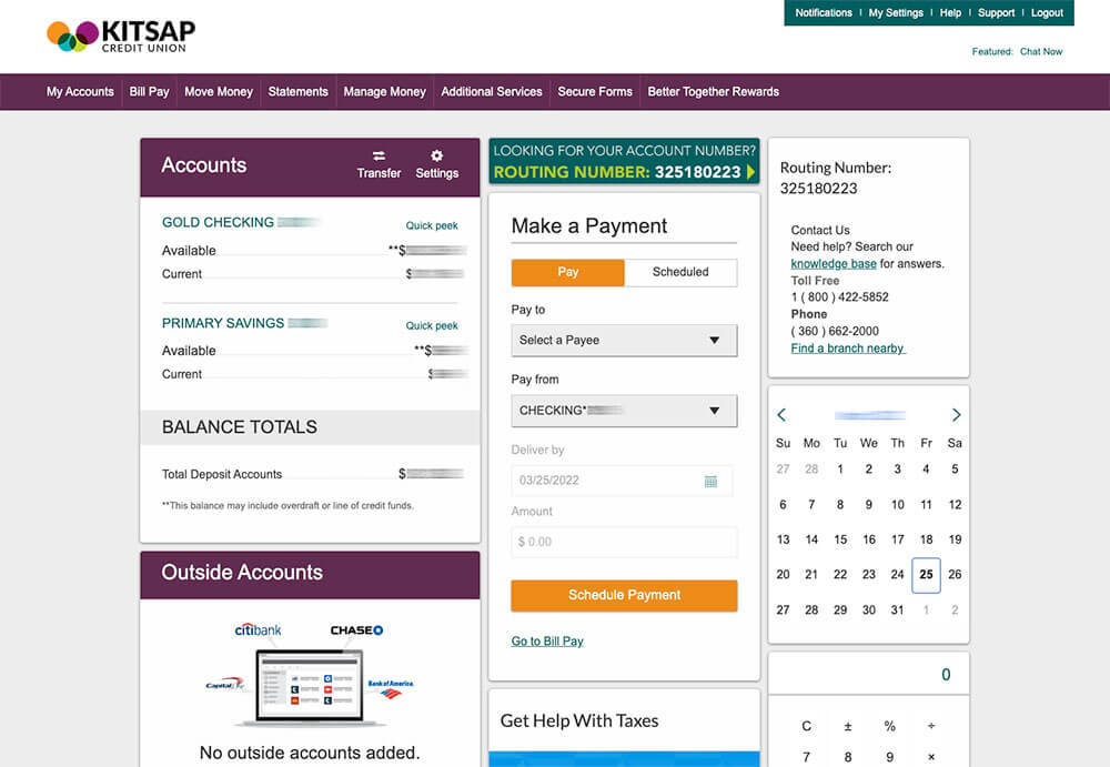 Setting Up Online Kitsap Credit Union