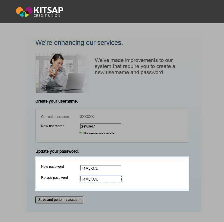 Setting Up Online Kitsap Credit Union