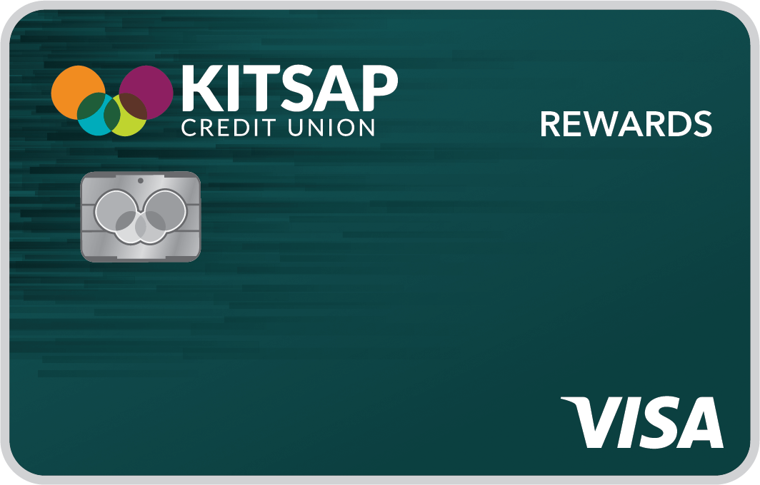 Kitsap Credit Union Visa Rewards card.